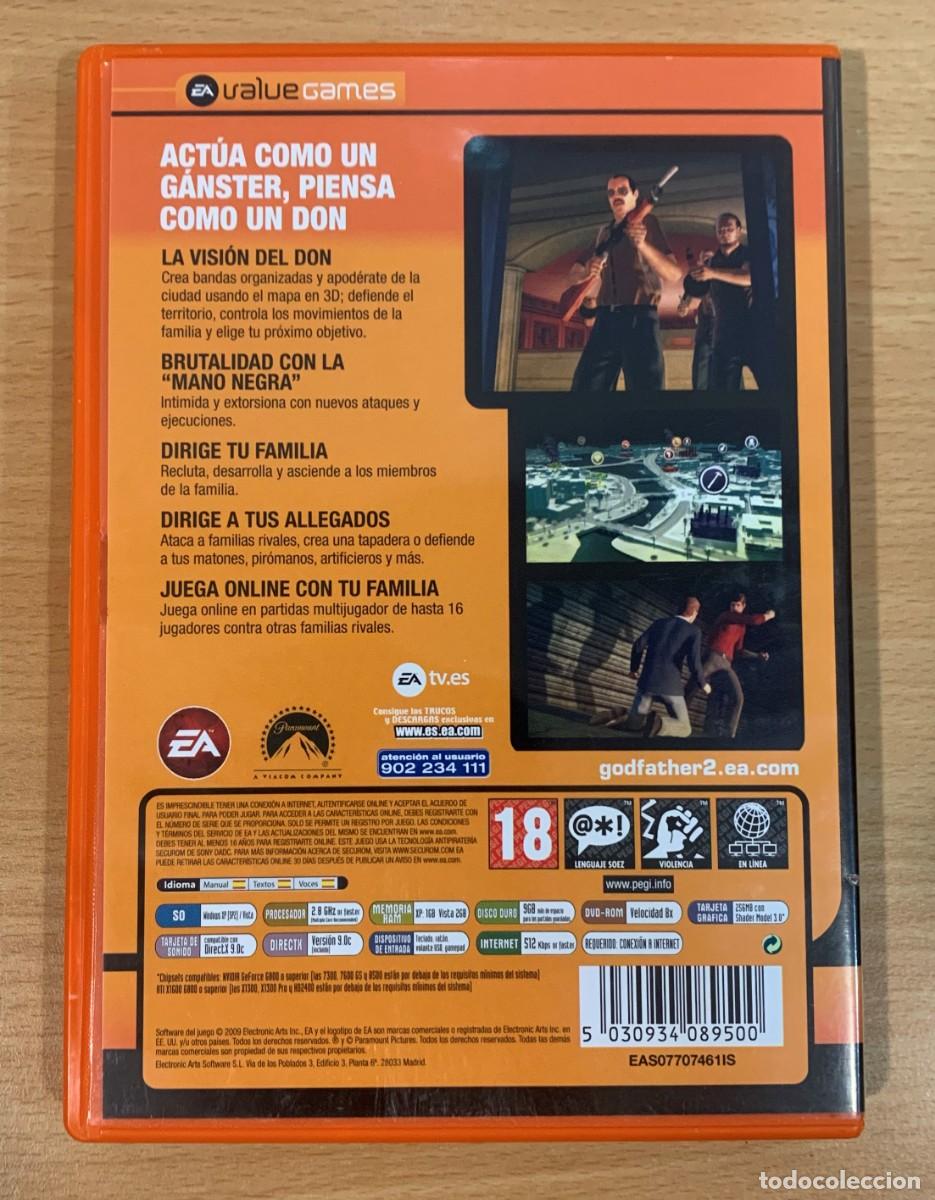 Videojuegos y consolas: JUEGO PC DE LA MAFIA - EL PADRINO 2 (2009) - Foto 3