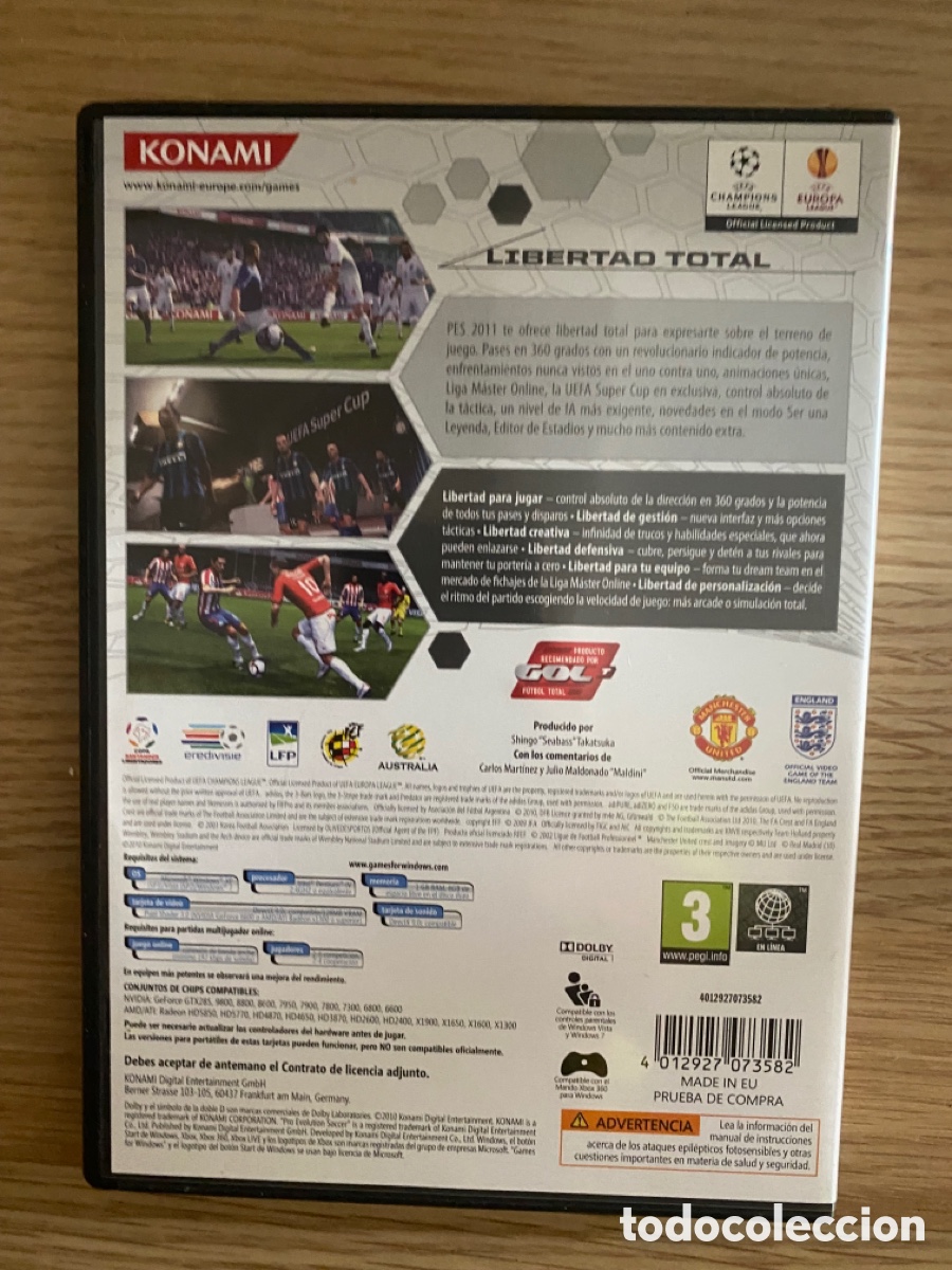 Videojuegos y consolas: Pes 2011 PC - Foto 2