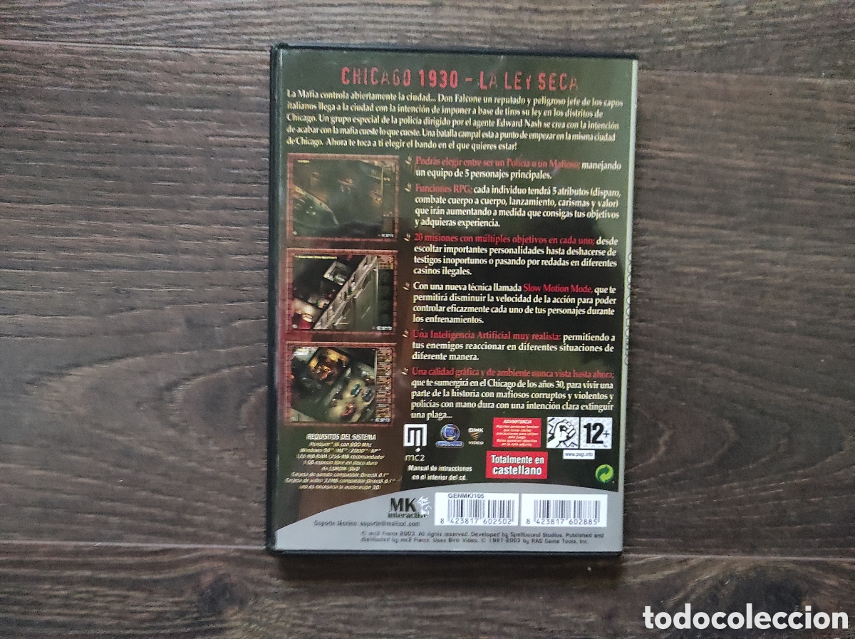 Videojuegos y consolas: ❇️ JUEGO VIDEOJUEGO PARA PC CHICAGO 1930 MK INTERACTIVE ❇️ - Foto 3