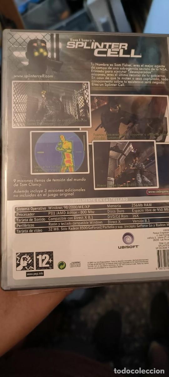 Videojuegos y consolas: JUEGO PC SPLINTER CELL - Foto 2