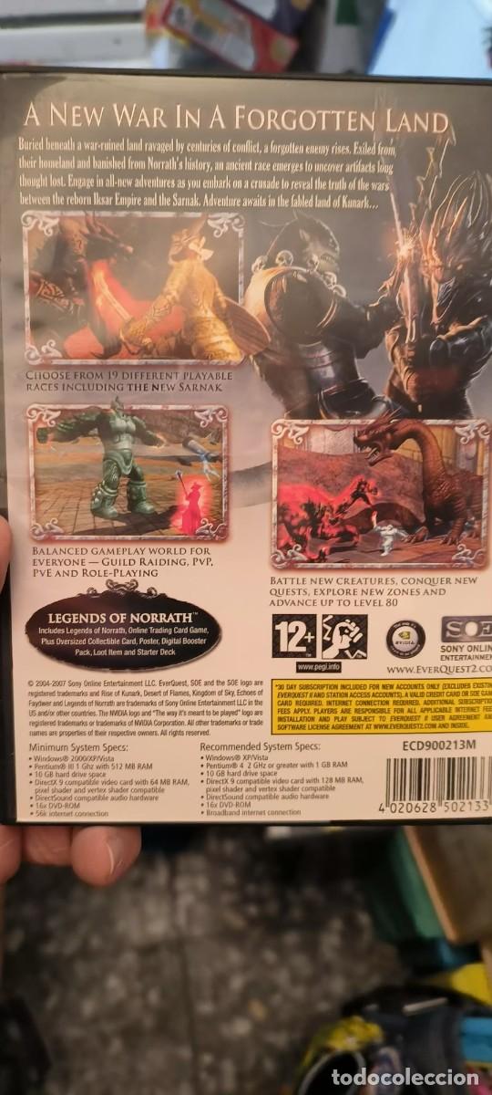 Videojuegos y consolas: JUEGO PC EVERQUEST II DVD - Foto 2