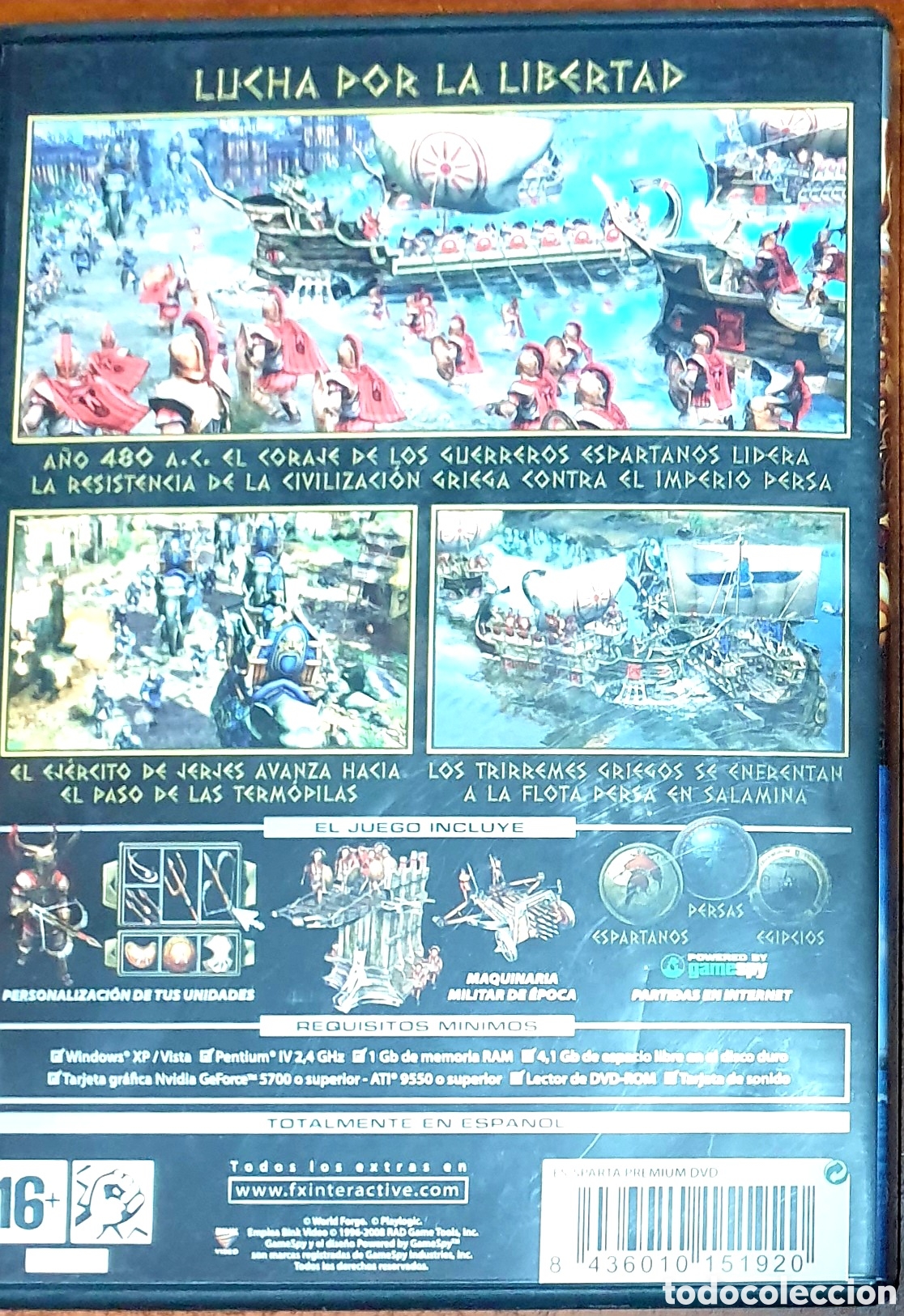 Videojuegos y consolas: PC DVD. Sparta, la batalla de las Term&oacute;pilas - Foto 2
