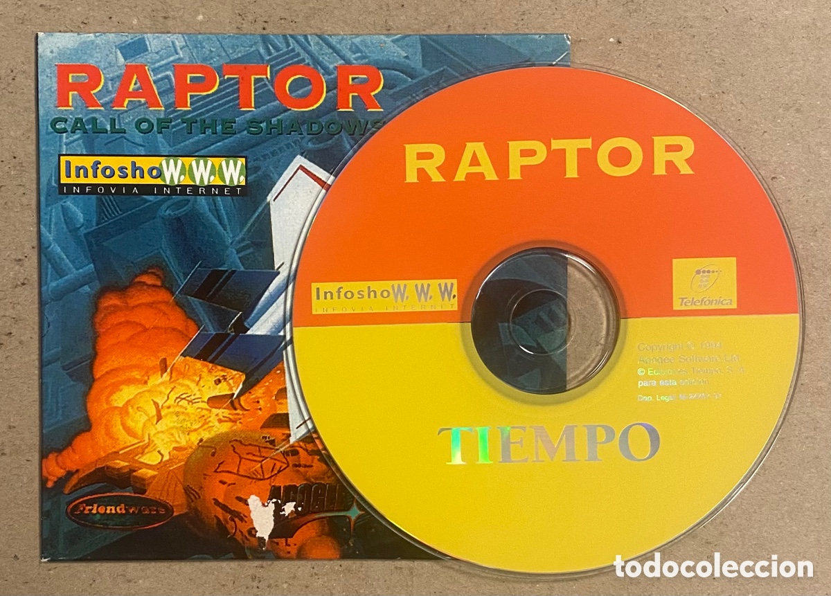 Videojuegos y consolas: JUEGO PC. RAPTOR CALL THE SHADOW. (1994). - Foto 2