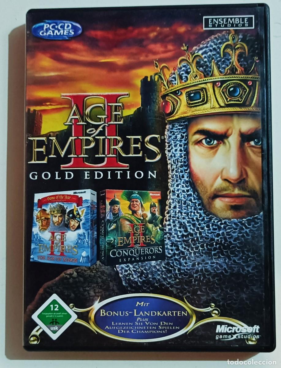 Videojogos e Consolas: AGE OF EMPIRES II GOLD EDITION - ORIGINAL DEL A&Ntilde;O 2002 MICROSOFT - INCLUYE 2 CD&acute;S