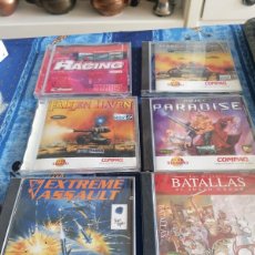 Videojuegos y Consolas: JUEGOS PC WINDOWS 95-98-PARADISE,RACING,BATALLAS,LIBERARON,FALLEN HAVEN,EXTREME ASSAULT