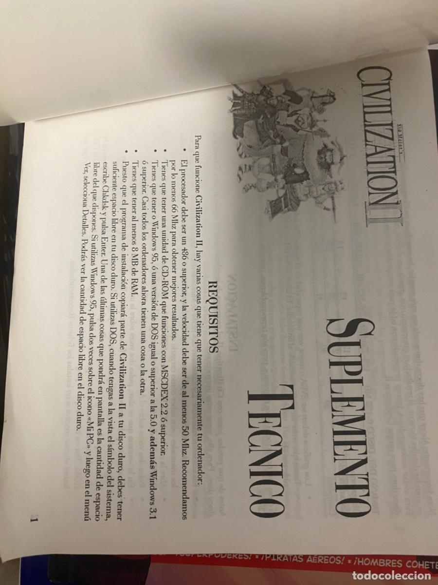 Videojuegos y consolas: MANUAL JUEGO CIVILIZATION II - Foto 7