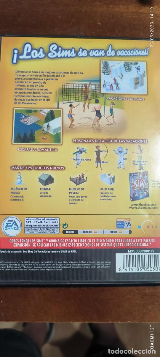 Videojuegos y consolas: JUEGO PC LOS SIMS DE VACACIONES EXPANSI&Oacute;N - Foto 3