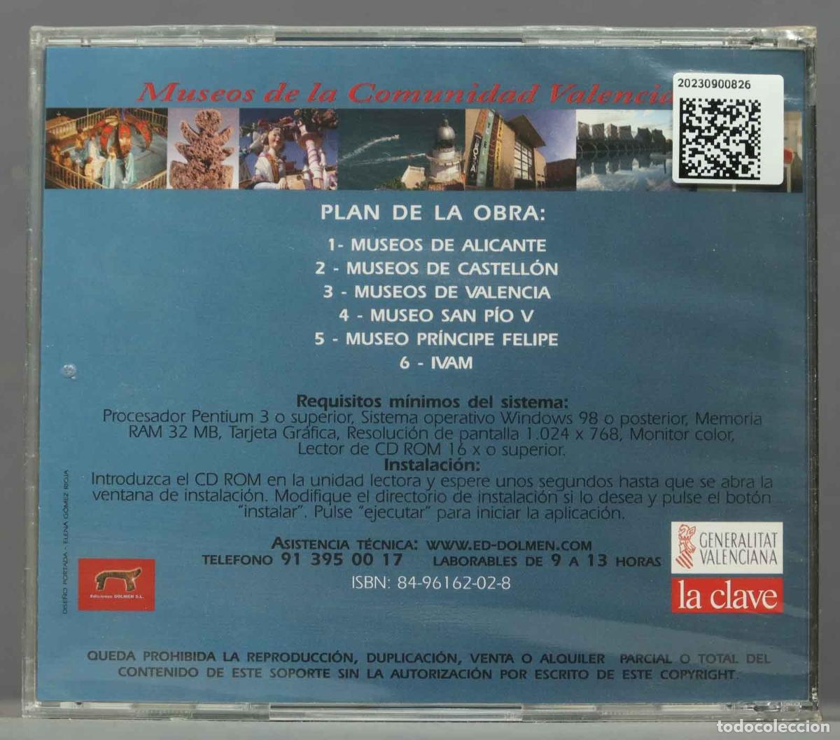Videojuegos y consolas: PC CD-ROM. MUSEOS DE LA COMUNDIDAD VALENCIANA. PRECINTADO - Foto 2