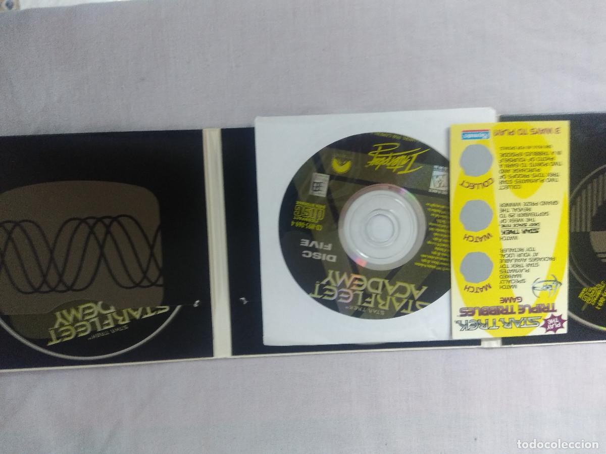 Videojuegos y consolas: STAR TREK/STARFLEET ACADEMY/PC 5 DISCOS. - Foto 4