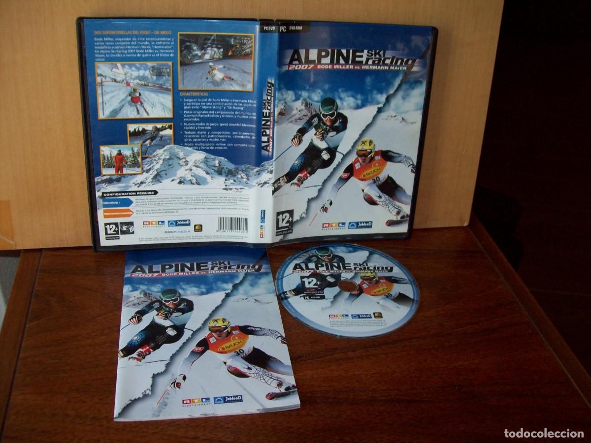 Videojuegos y consolas: ALPINE SKI RACING - 2007 BODE MILLER VS. HERMANN MAIER - JUEGO PC COMPLETO - Foto 1