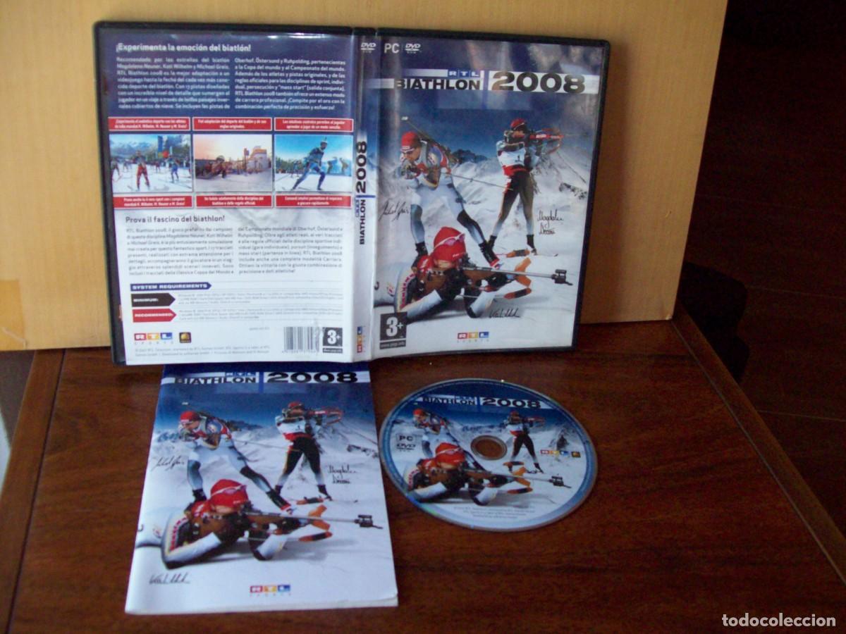 Videojuegos y consolas: BIATHLON RTL 2008 - JUEGO PC COMPLETO - Foto 1
