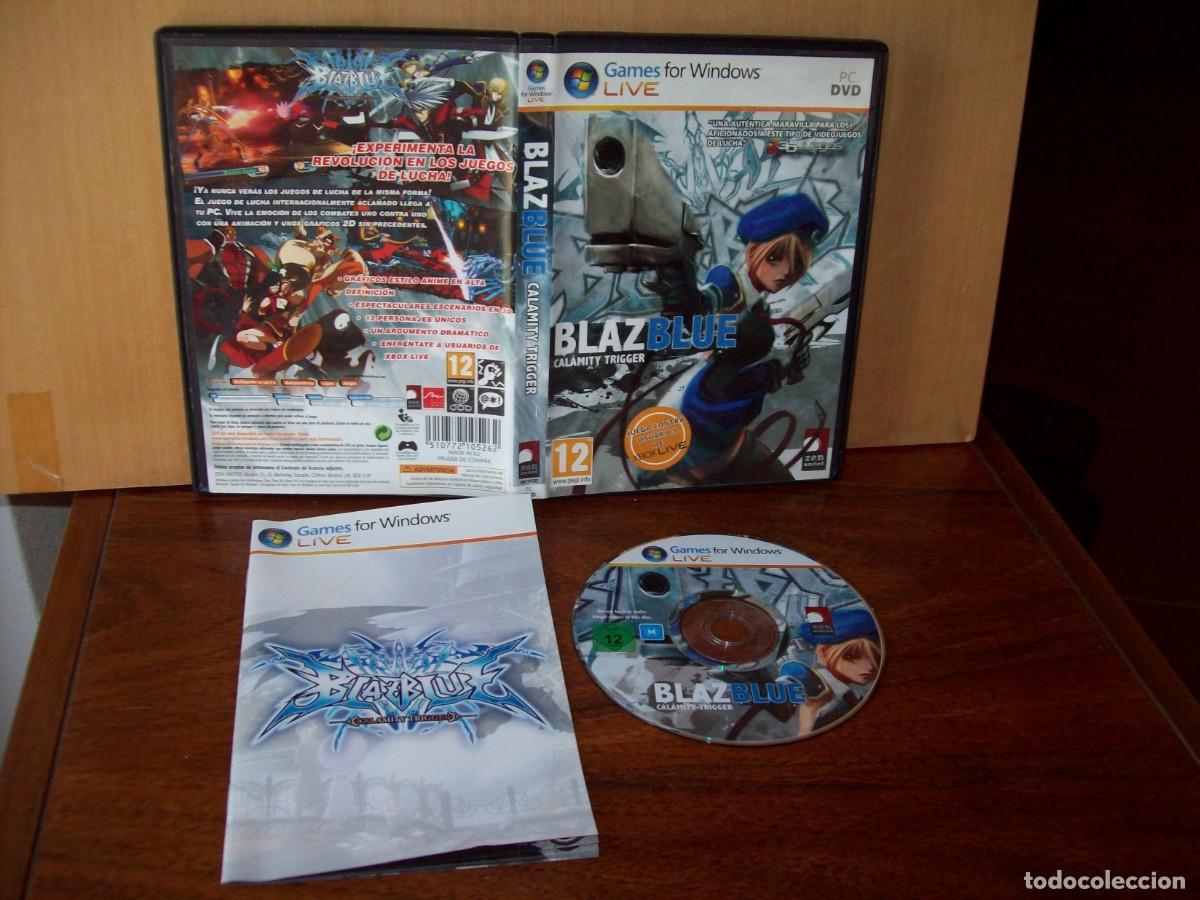 Videojuegos y consolas: BLAZ BLUE - CALAMITY TRIGGER - JUEGO PC COMPLETO COMO NUEVO - Foto 1