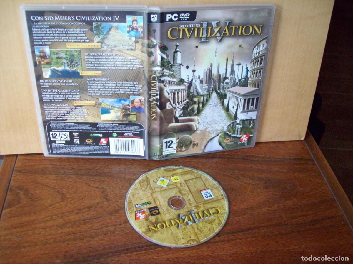 Videojuegos y consolas: SID MEIER`S CIVILIZATION IV - JUEGO PC COMPLETO - Foto 1