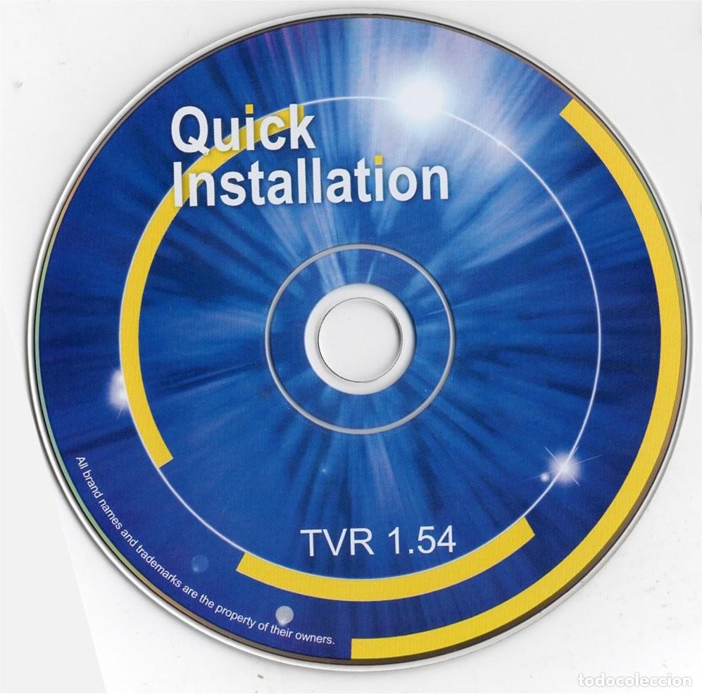 Videojuegos y consolas: CD - QUICK INSTALLATION - TVR 1.54 - SOFTWARE DE CAPTURADORA TV - Foto 1