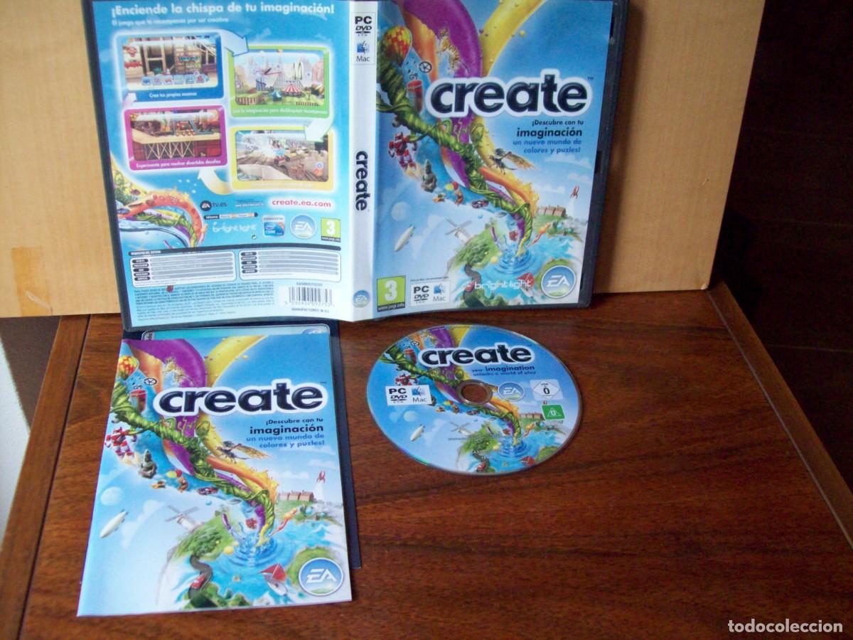 Videojuegos y consolas: CREATE - COLORES Y PUZZLES - JUEGO PC COMPLETO COMO NUEVO - Foto 1