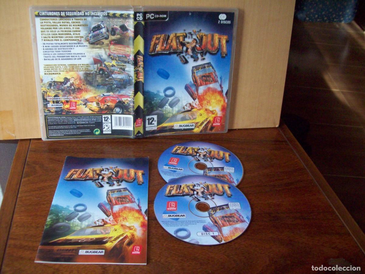 Videojuegos y consolas: FLAT OUT - JUEGO PC COMPLETO CON 2 CDS ROM - Foto 1