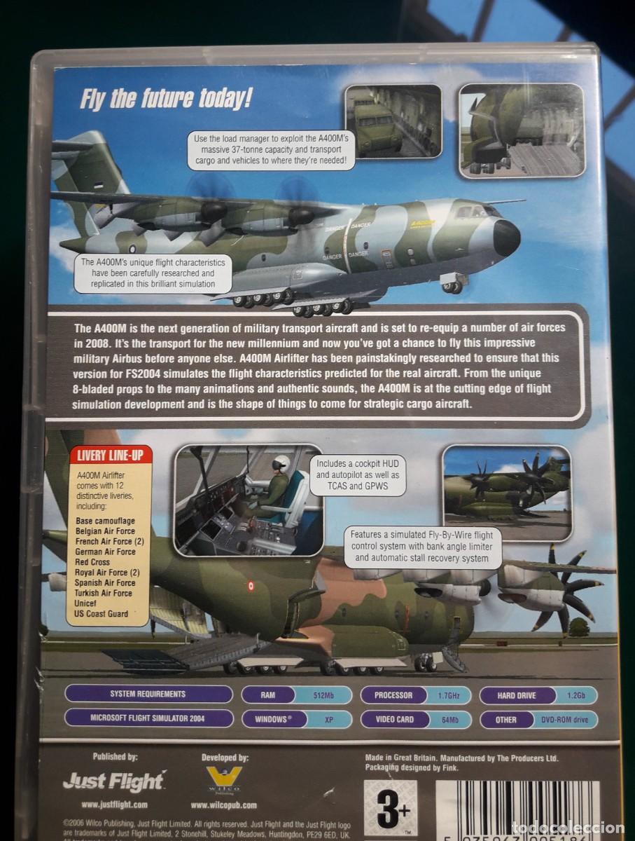 Videojuegos y consolas: Expansi&oacute;n para Flight Simulator 2004 A400M. - Foto 3
