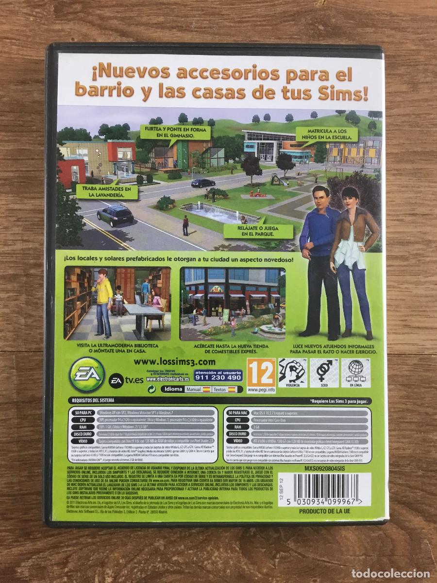 Videojuegos y consolas: LOS SIMS 3 PC - VIDA EN LA CIUDAD - ACCESORIOS - Foto 2