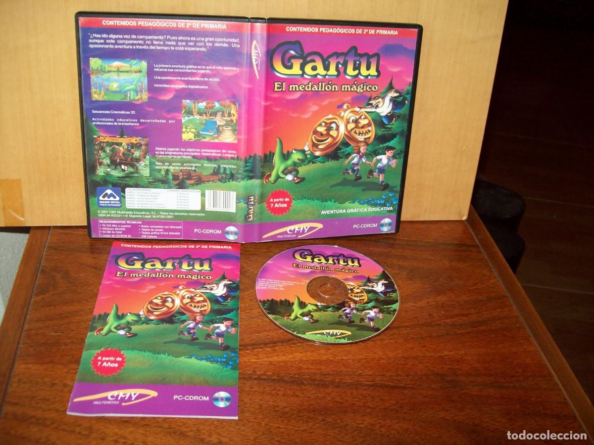 Videojuegos y consolas: GARTU - EL MEDALLON MAGICO - JUEGO PC COMPLETO - Foto 1