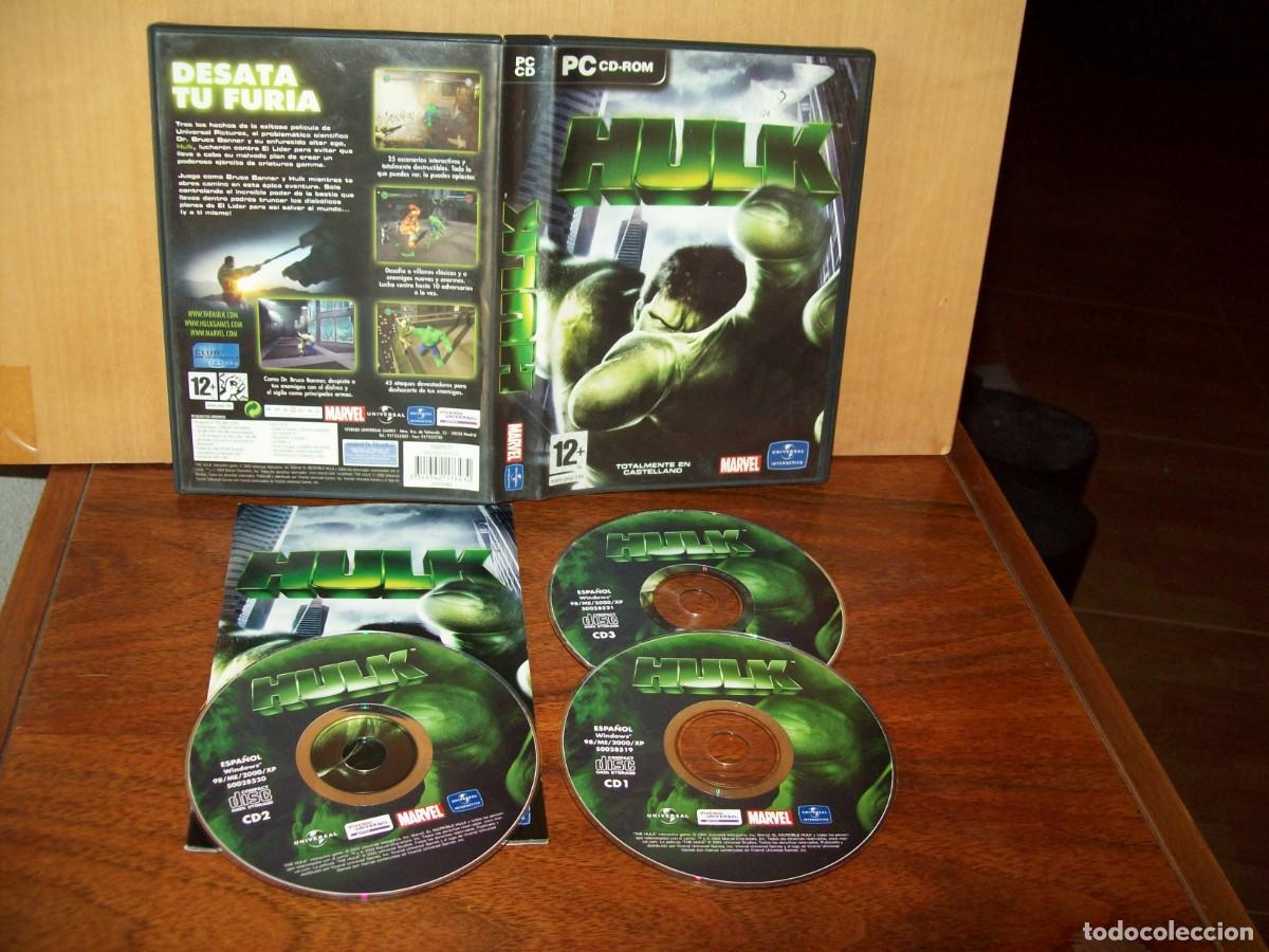 Videojuegos y consolas: HULK - JUEGO PC COMPLETO 3 CDS COMO NUEVOS - Foto 1