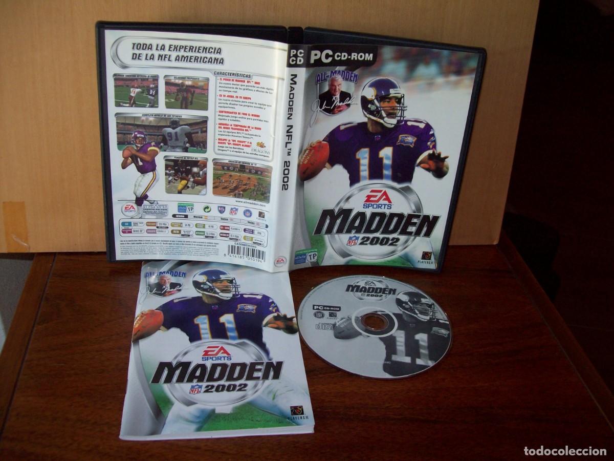Videojuegos y consolas: MADDEN 2002 - JUEGO PC COMPLETO COMO NUEVO - Foto 1