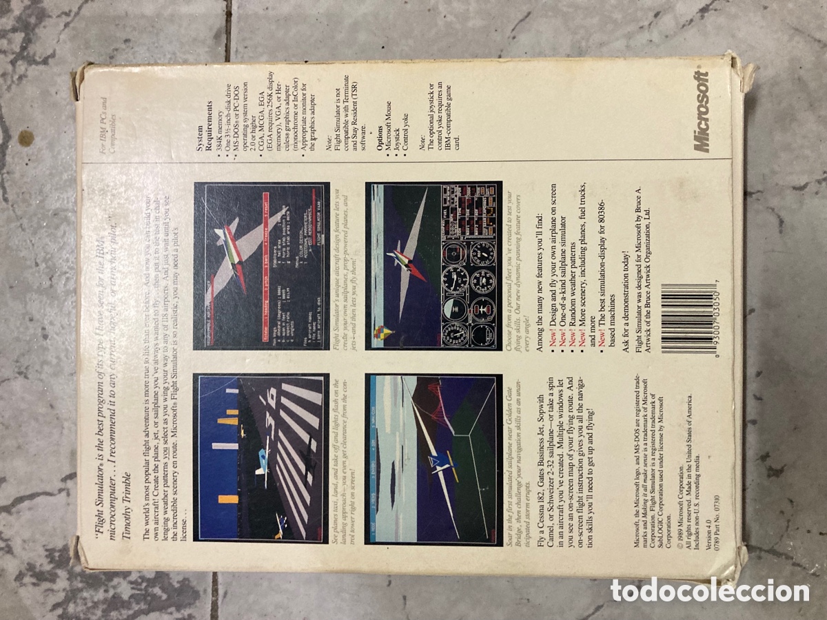 Videojuegos y consolas: PC MICROSOFT FLIGHT SIMULATOR NEW VERSION MANUAL PAL ESPA&Ntilde;A PC - Foto 3