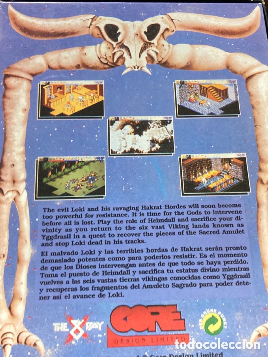 Videojuegos y consolas: JUEGO DISQUETTE PC GAMES -HEIMDALL 2- - Foto 3
