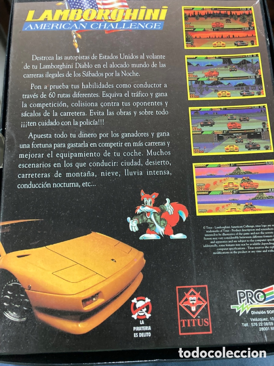 Videojuegos y consolas: JUEGO PC LAMBORGHINI AMERICAN CHALLENGE - Foto 2