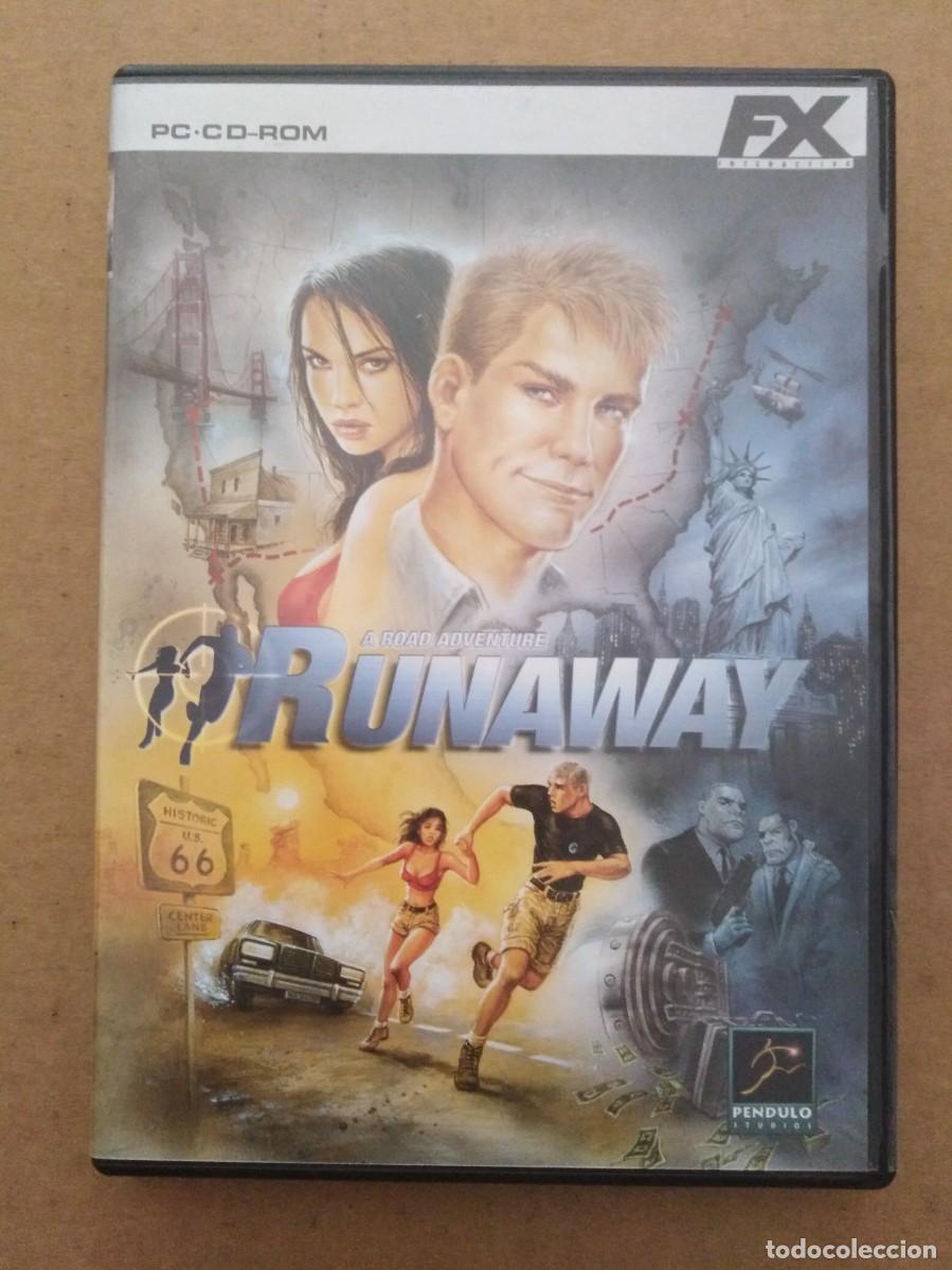 Videojuegos y consolas: Juego PC CD-Rom Runaway: A Road Adventure (P&eacute;ndulo Studios, 2003). FX Interactive. 3 discos. - Foto 1