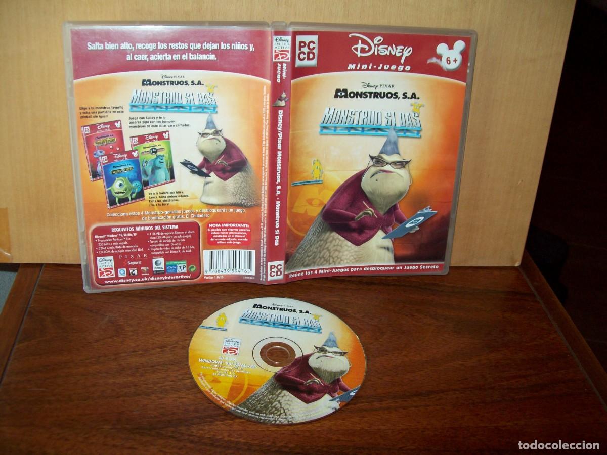 Videojuegos y consolas: MONSTRUOS, S.A. - MONSTRUO SI DAS - JUEGO PC COMPLETO - Foto 1