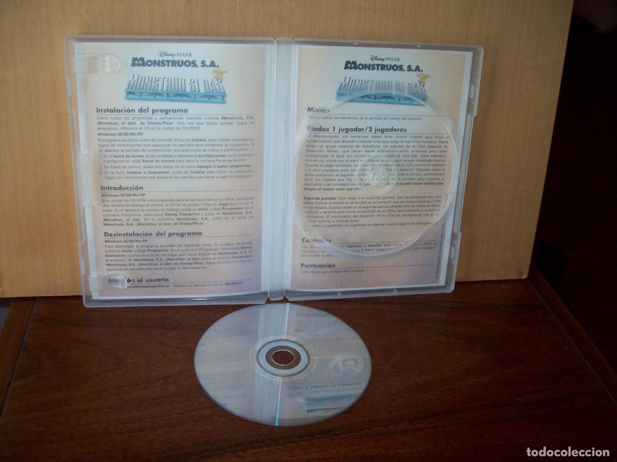 Videojuegos y consolas: MONSTRUOS, S.A. - MONSTRUO SI DAS - JUEGO PC COMPLETO - Foto 2