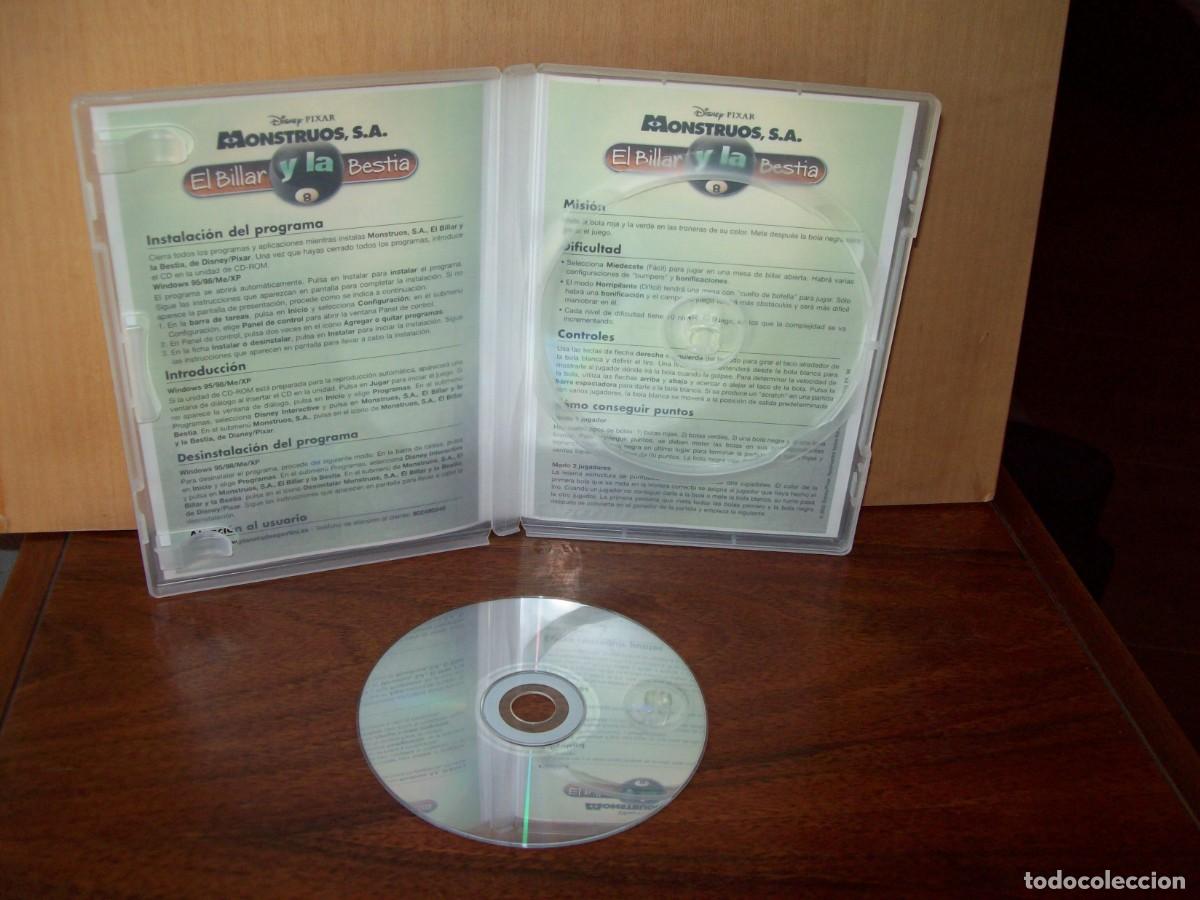 Videojuegos y consolas: MONSTRUOS, S.A. - EL BILLAR Y LA BESTIA - JUEGO PC COMPLETO - Foto 2