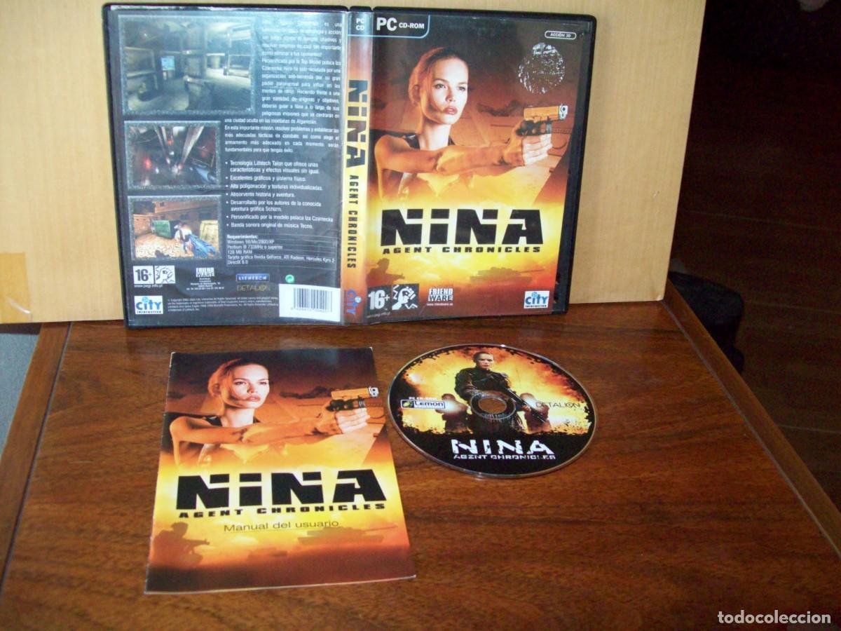 Videojuegos y consolas: NINA AGENT CHRONICLES - JUEGO PC COMPLETO COMO NUEVO - Foto 1