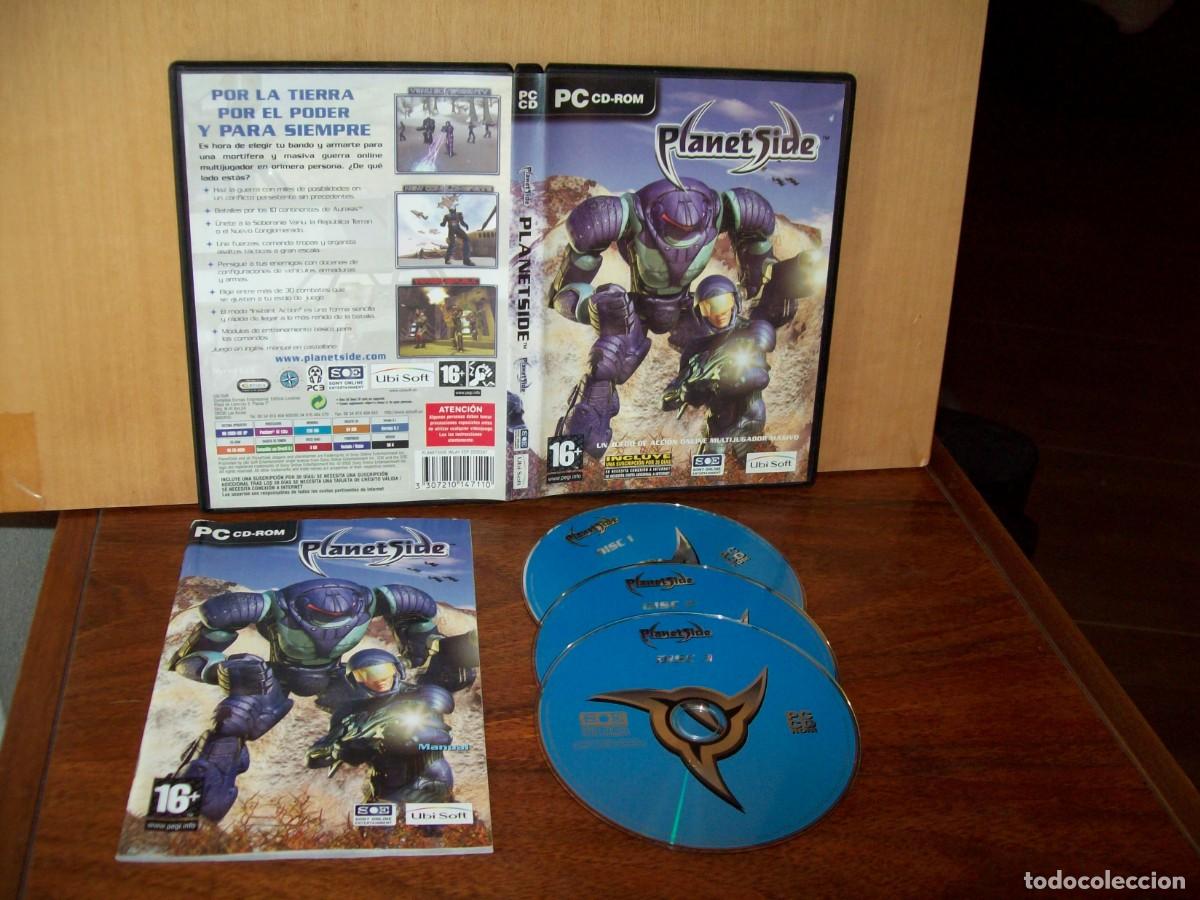 Videojuegos y consolas: PLANET SIDE - JUEGO PC COMPLETO COMO NUEVO EN 3 CDS - Foto 1