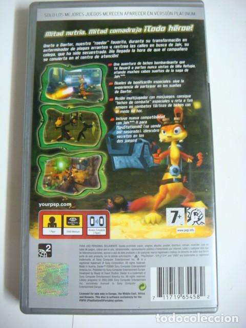 Videojuegos y consolas: JUEGO P.S.P. DE DAXTER-(&) - Foto 2