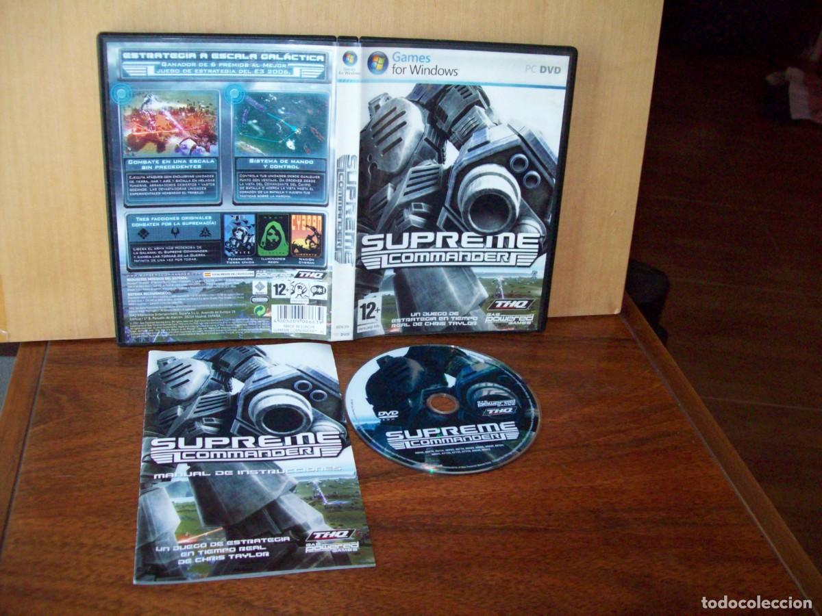 Videojuegos y consolas: SUPREME COMMANDER - JUEGO PC COMPLETO DVD - Foto 1