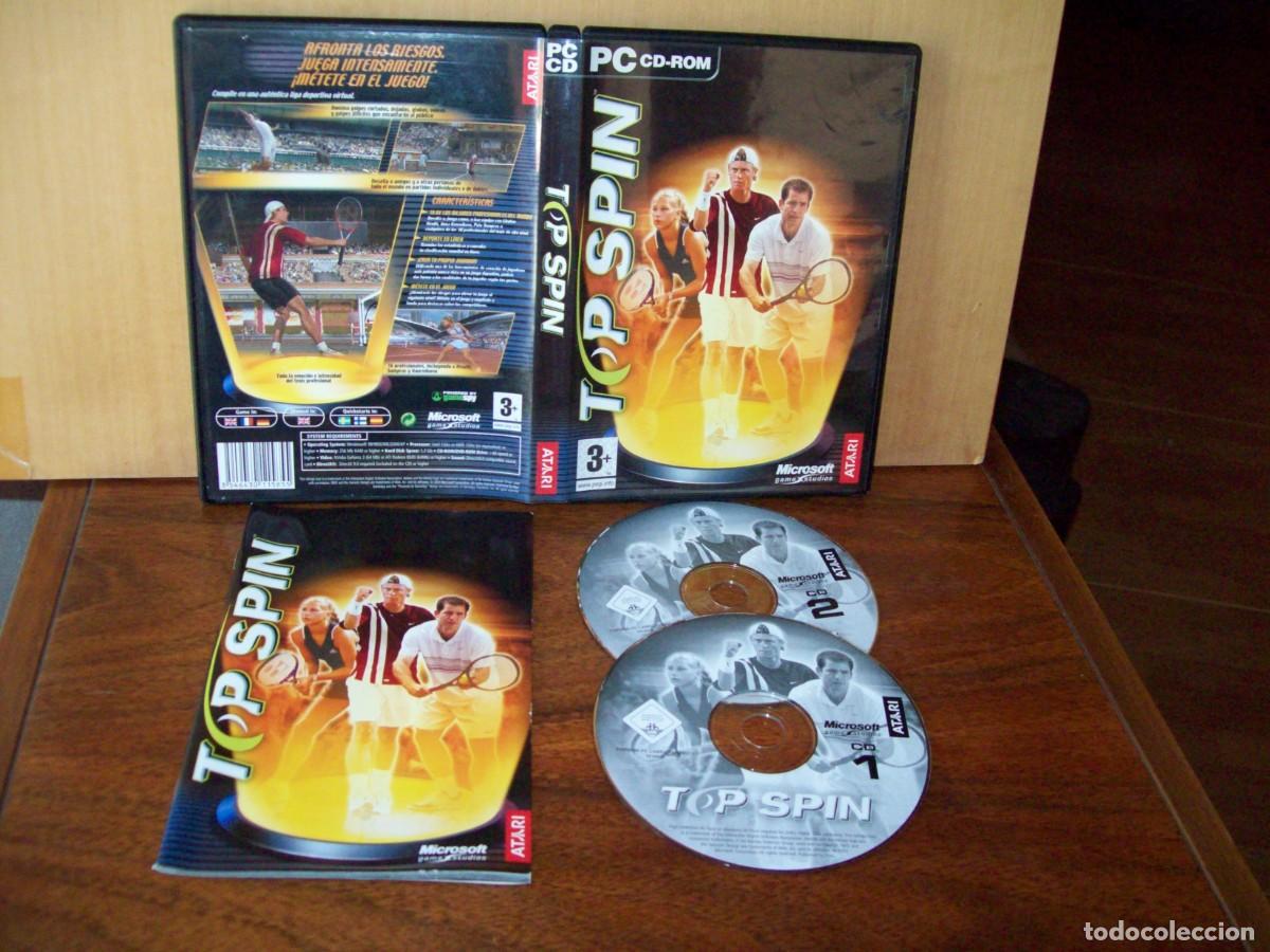 Videojuegos y consolas: TOP SPIN - JUEGO PC COMPLETO DOBLE CD - Foto 1
