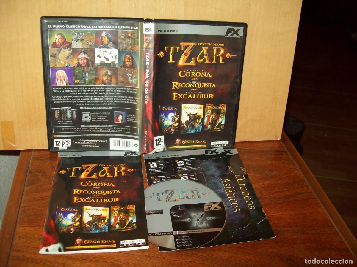 Videojuegos y consolas: TZAR EDICION DE ORO : EL PODER DE LA CORONA - EL CID Y LA RECONQUISTA - JUEGO PC COMPLETO - Foto 1
