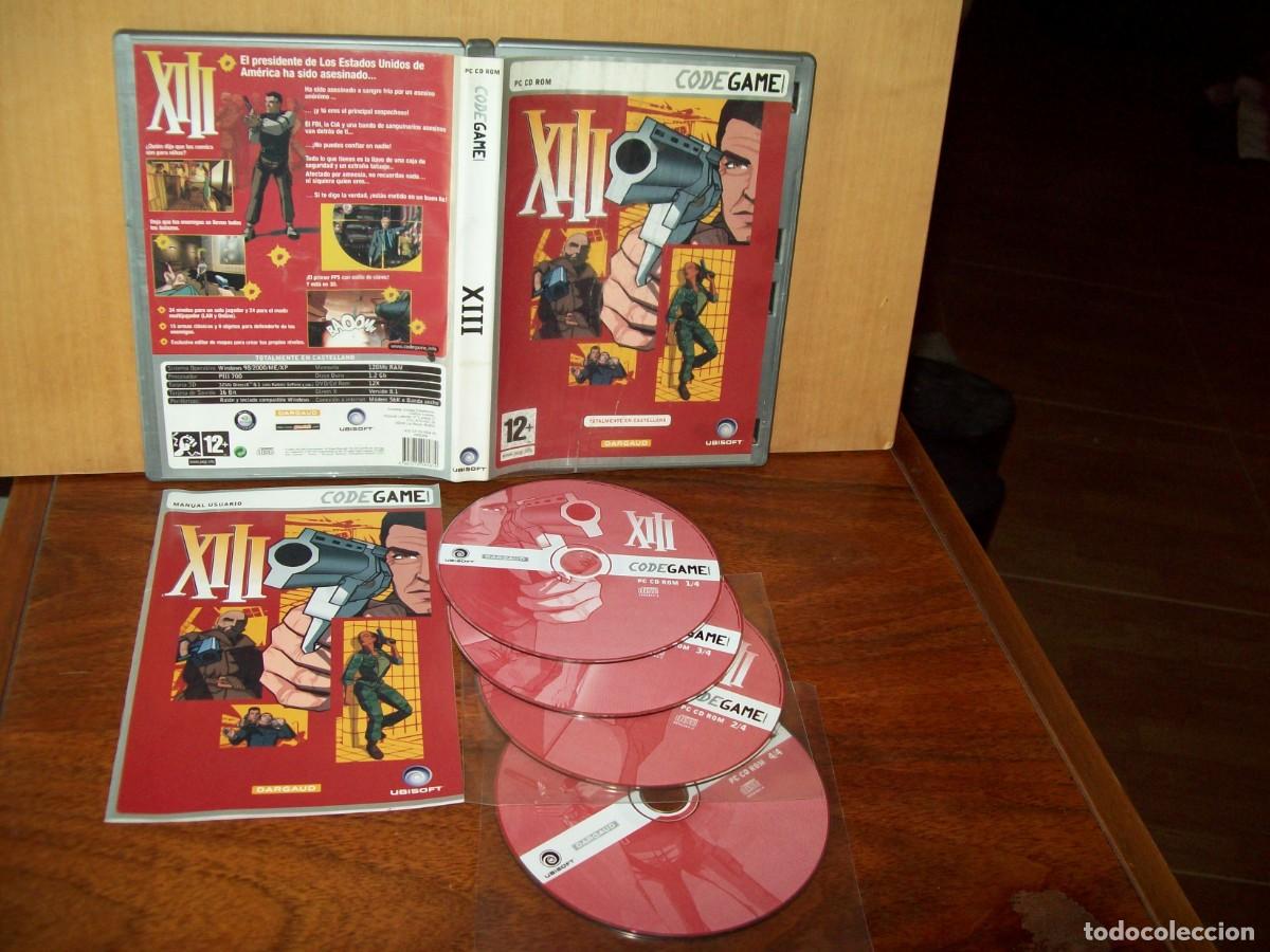 Videojuegos y consolas: XIII - JUEGO PC COMPLETO 4 CDS - Foto 1