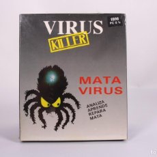 Videojuegos y Consolas: VIRUS KILLER IBM 5 1/4 MATA VIRUS - ANALIZA, APRENDE, REPARA Y MATA - CAJA CARTÓN - SYSTEM 4 ESPAÑA