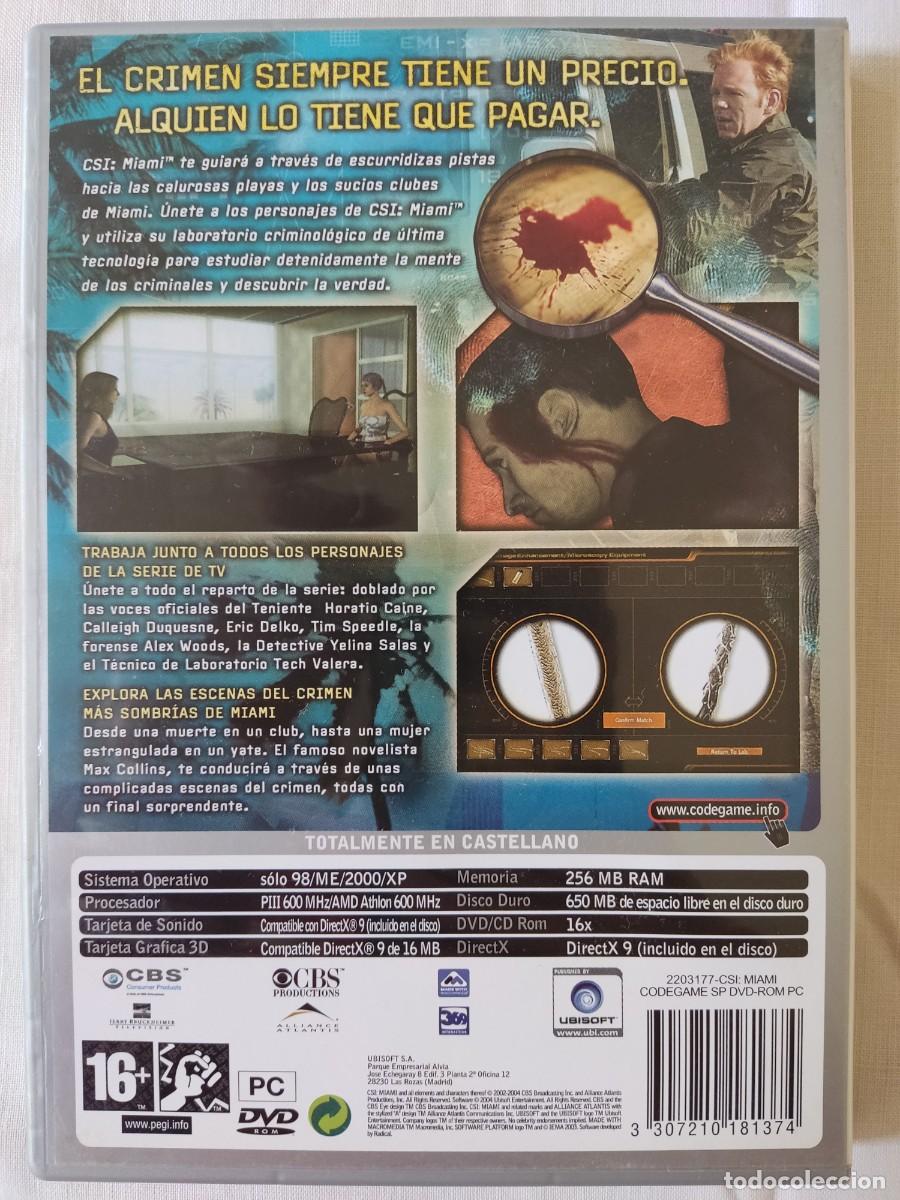 Videojuegos y consolas: CSI Miami PC - Foto 2