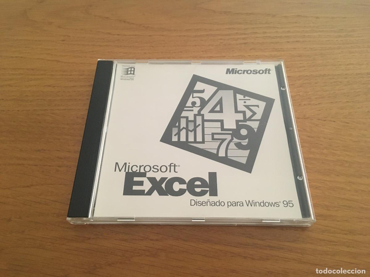 Videojuegos y consolas: Excel para Windows 95 con certificado de autenticidad. - Foto 1