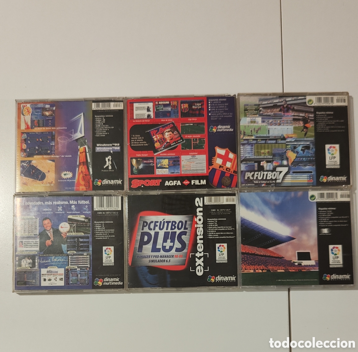Videojuegos y consolas: Lote PC F&uacute;tbol + PC Basket - Foto 2