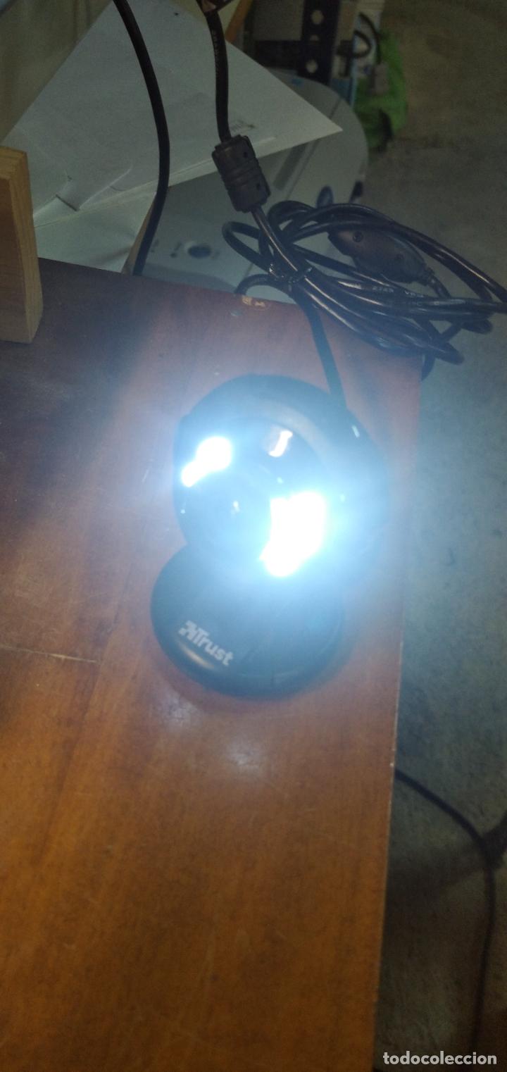 Videojuegos y consolas: CAMARA PARA PC COMO NUEVA. USB CON LEDS. - Foto 3