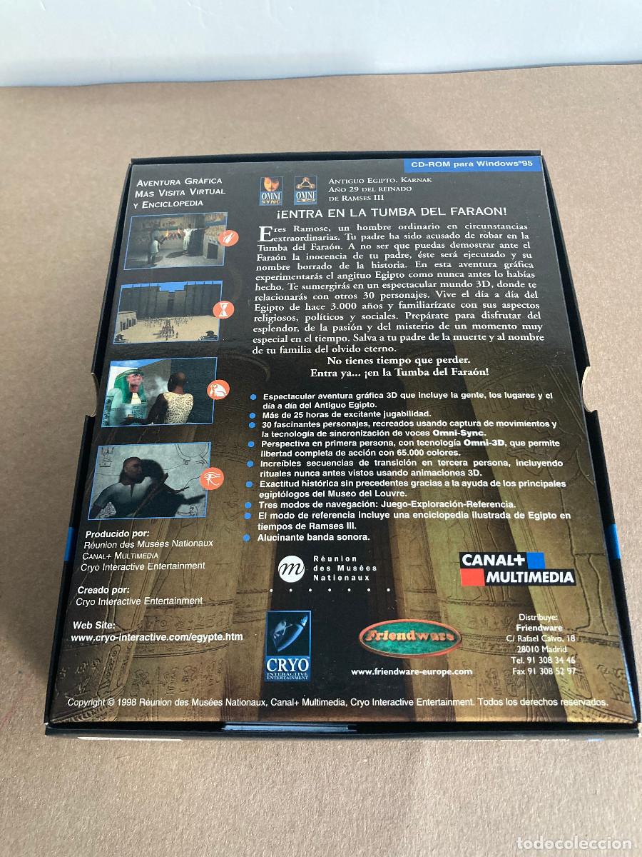 Videojuegos y consolas: JUEGO PC: EGIPTO 1156A.C. CAJA ORIGINAL COMPLETO - Foto 2