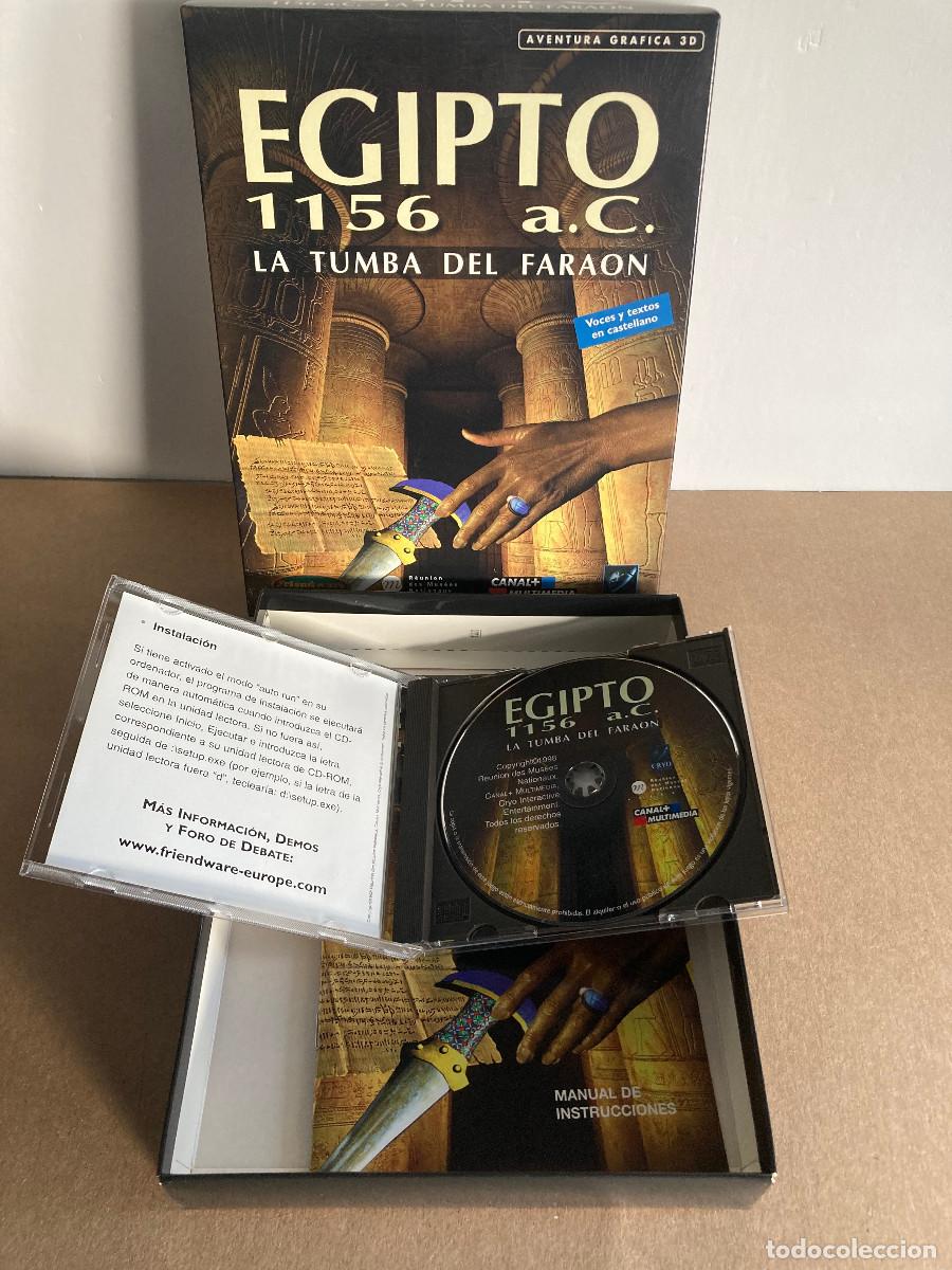 Videojuegos y consolas: JUEGO PC: EGIPTO 1156A.C. CAJA ORIGINAL COMPLETO - Foto 4