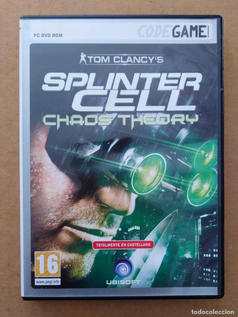 Videojuegos y consolas: uego PC DVD-Rom Tom Clancys Splinter Cell: Chaos Theory (Ubisoft, 2005). Code Game. En castellano. - Foto 1