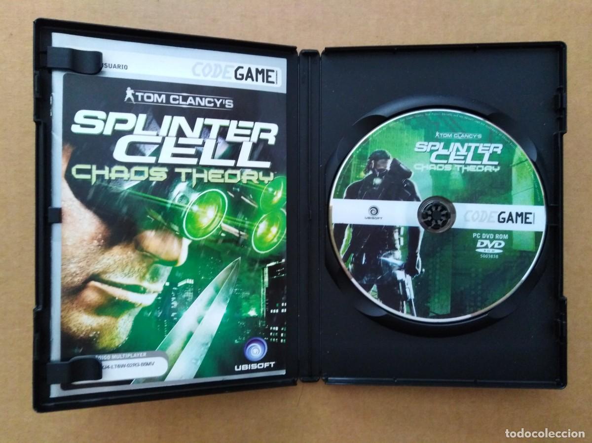Videojuegos y consolas: uego PC DVD-Rom Tom Clancys Splinter Cell: Chaos Theory (Ubisoft, 2005). Code Game. En castellano. - Foto 3