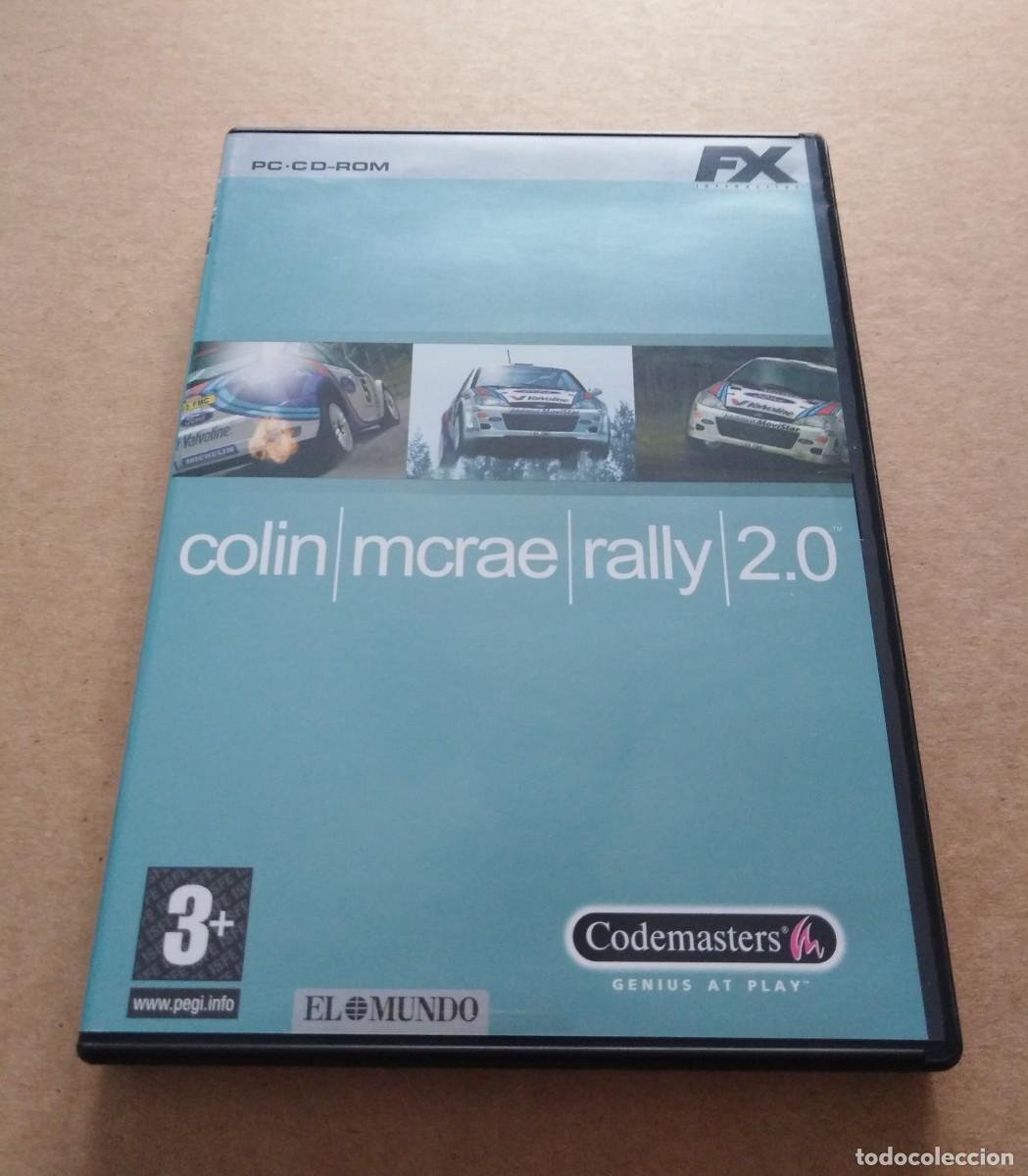 Videojuegos y consolas: Juego PC CD-Rom Colin McRae Rally 2.0 (Codemasters, 2000). Con manual y pegatinas. FX Interactive. - Foto 1