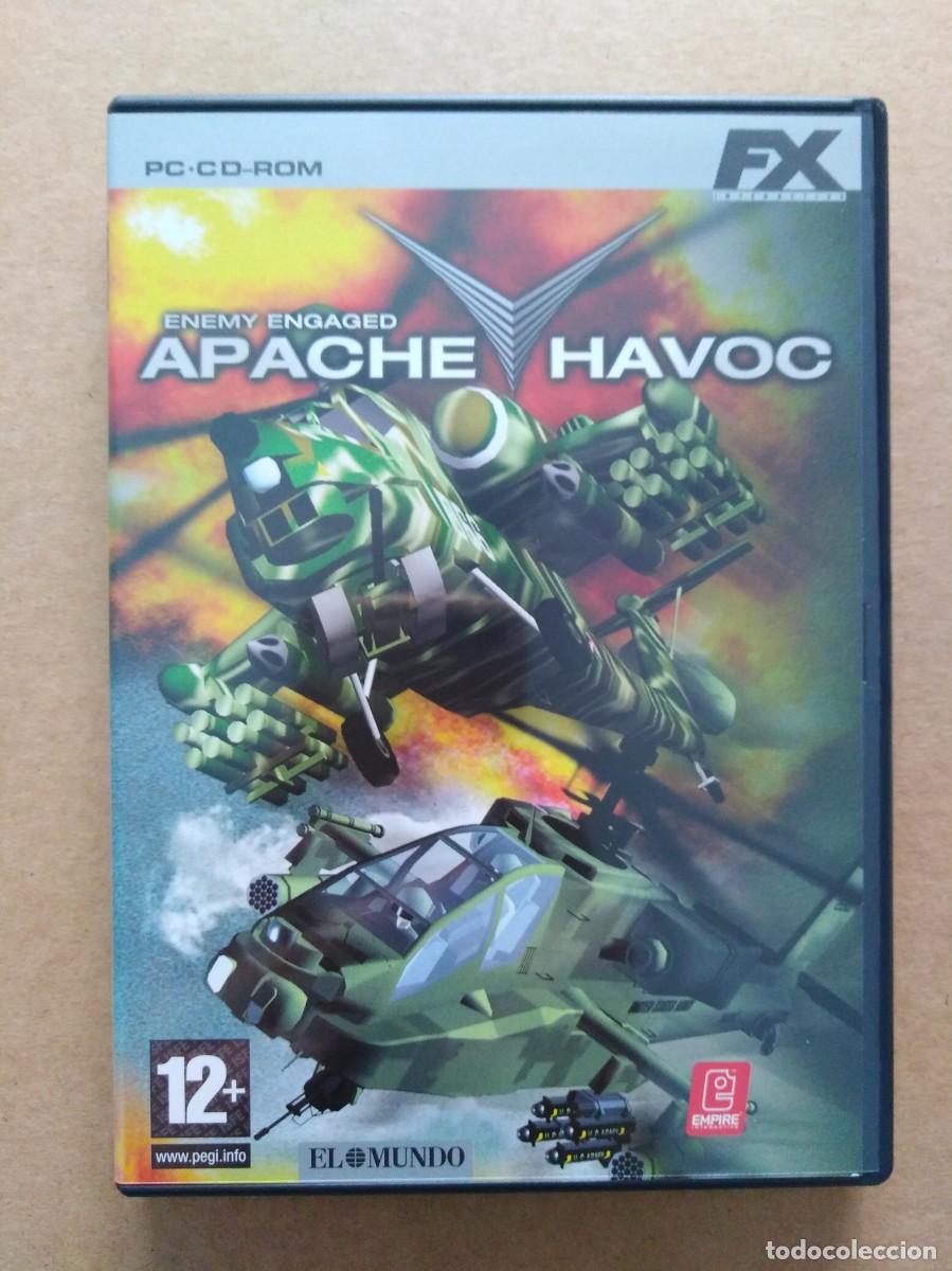 Videojuegos y consolas: Juego PC CD-Rom Apache vs. Havoc: Enemy Engaged (Empire, 2004). Con manual y pegatinas. - Foto 1